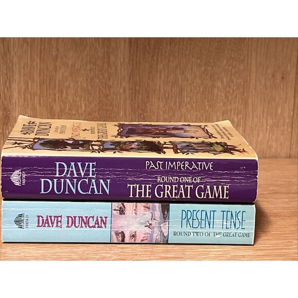 Dave Duncan Lot of 2 Present Tense $ Past Imperative Round 1 & 2 Of Great Game - Picture 2 of 5